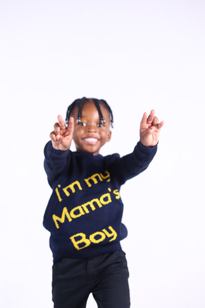 Mama's Boy Crew Neck Knit